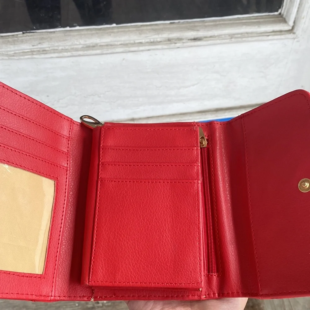 Red Bi-Fold Wallet - Picture 3 of 3